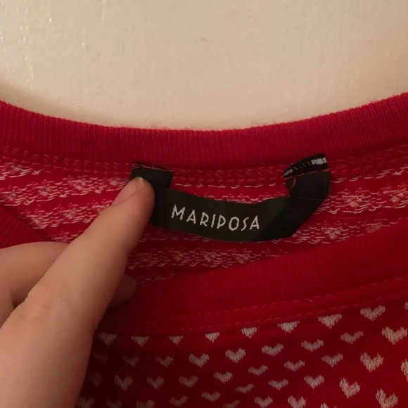 Heart Pattern Tank Top Sweater - Picture 2 of 3